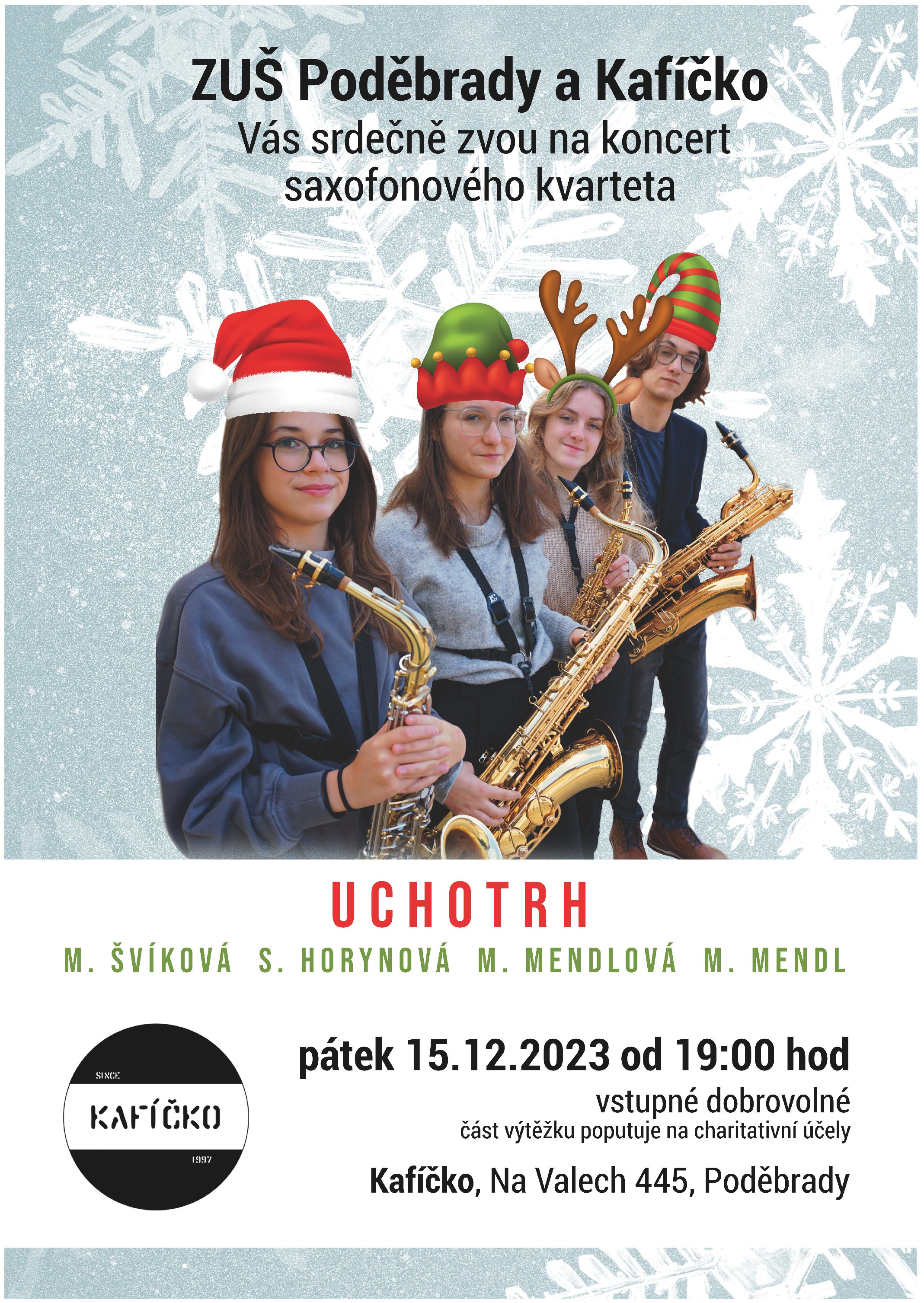 Koncert saxofonového kvarteta Uchotrh