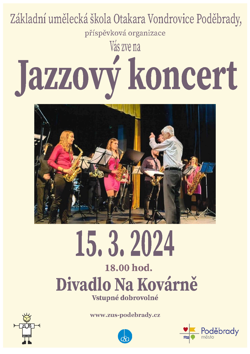 Jazzový koncert 15. 3. 2024